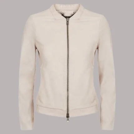 Bomber Jacket for Women White