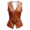 Brown Classic Leather Vest