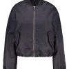 Cropped Bomber Jacket