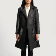Leather Coat For Women Black