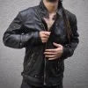 Black Dominion Leather Jacket