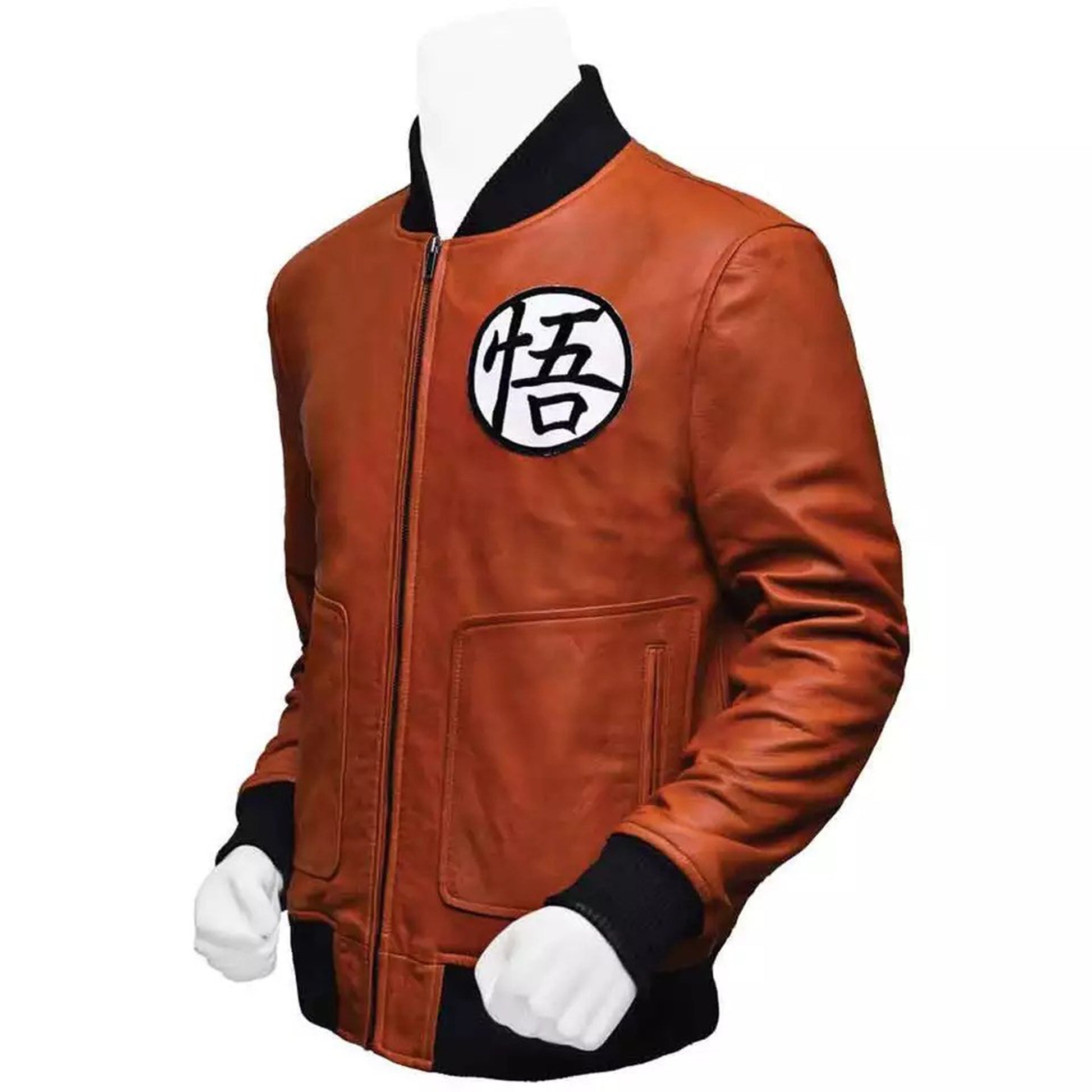 Handmade Dragon Ball Z Goku Super Broly Leather Jacket